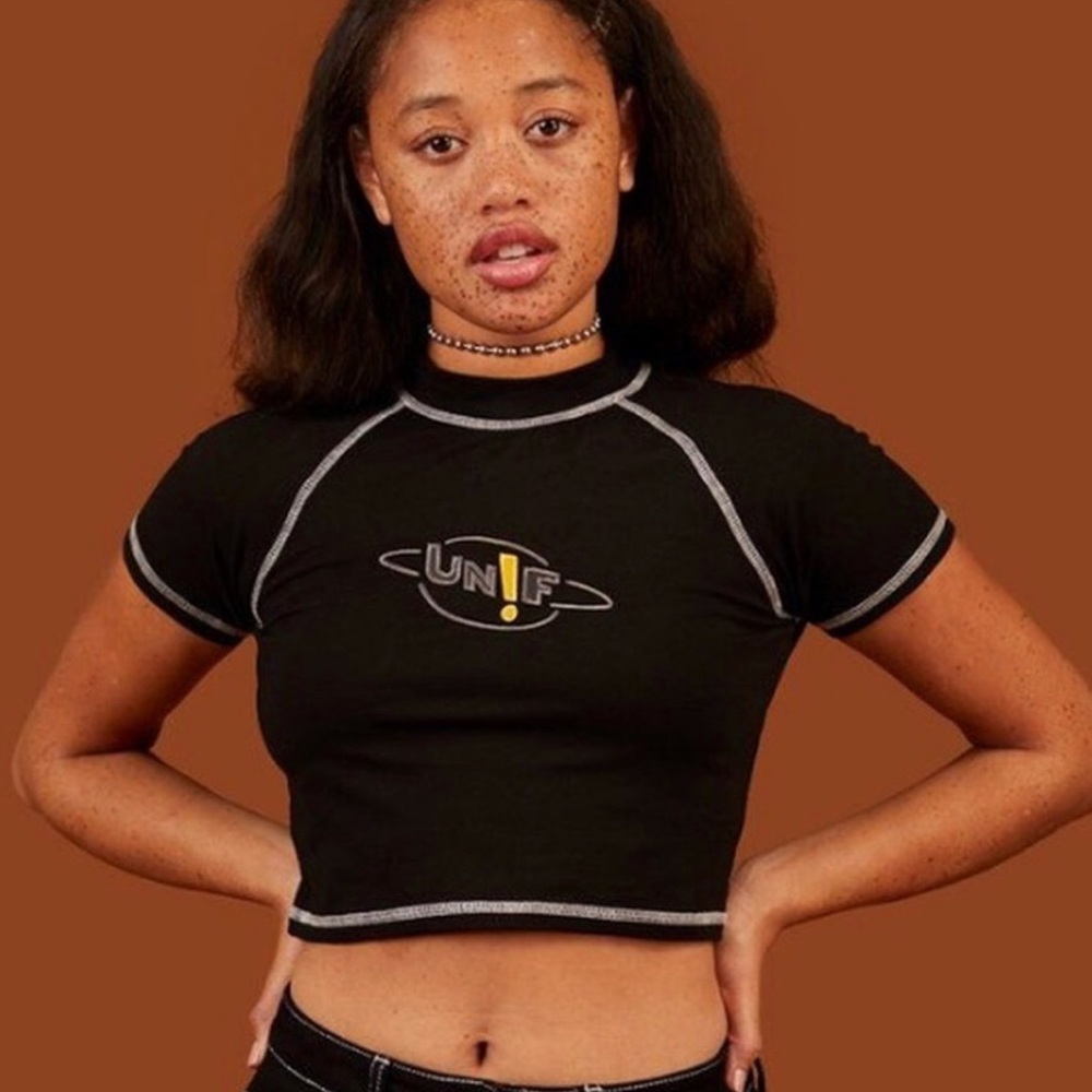 ISO UNIF space crop top